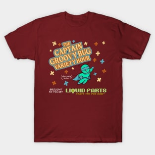 The Captain Groovy Bug Variety Hour with Sponsor T-Shirt